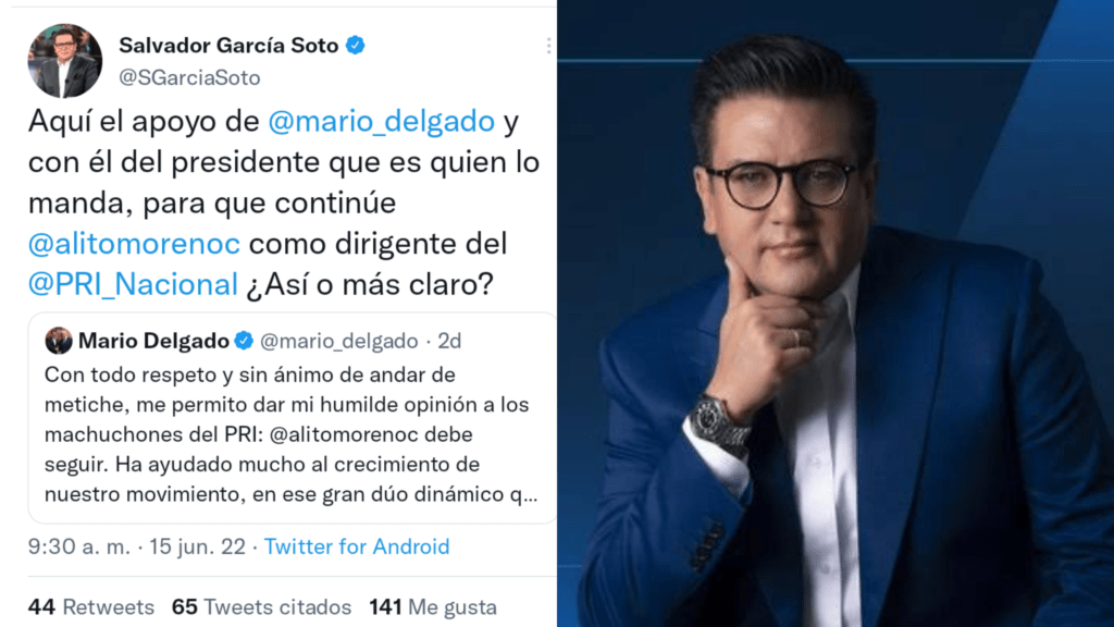 No entendió; usuarios de redes se burlan de García Soto por no entender un sarcasmo 
