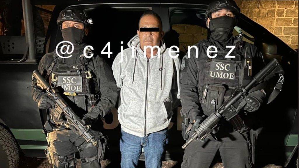 Detienen a “Pancho Bolas”, líder criminal de “Los Chacales” en el Edomex