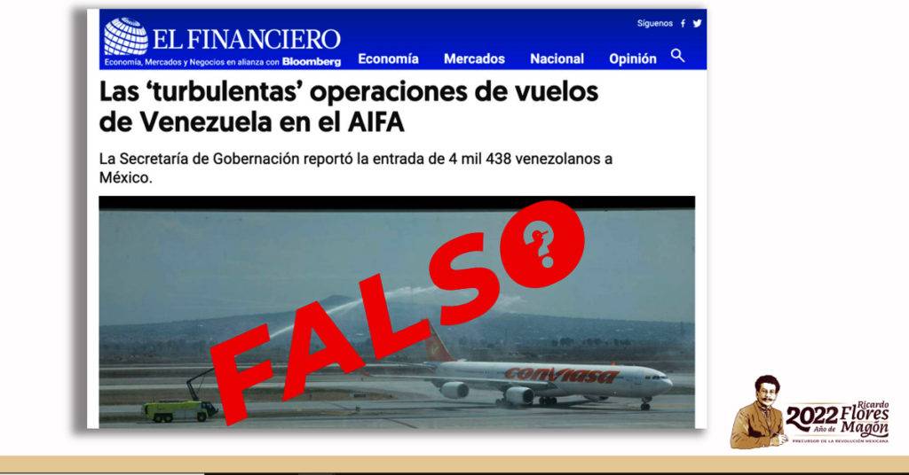 La periodista y militante del PRI, Beatríz Pagés, afirmó que el AIFA está recibiendo aviones cargados con ciudadanos venezolanos sin documentos.