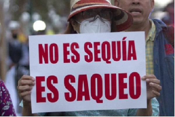 Protestas en Monterrey ante falta de agua