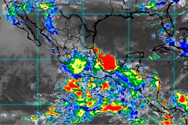 Fuertes lluvias en México