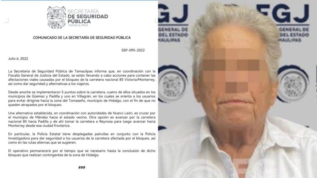 Bloquean carretera Victoria-Monterrey por detención del líder autodefensa