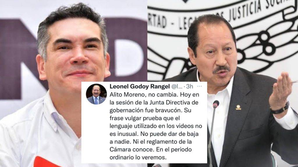 “Es bravucón”, Leonel Godoy se lanza contra Alito Moreno