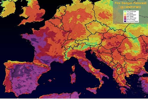 Oleada de calor en Europa