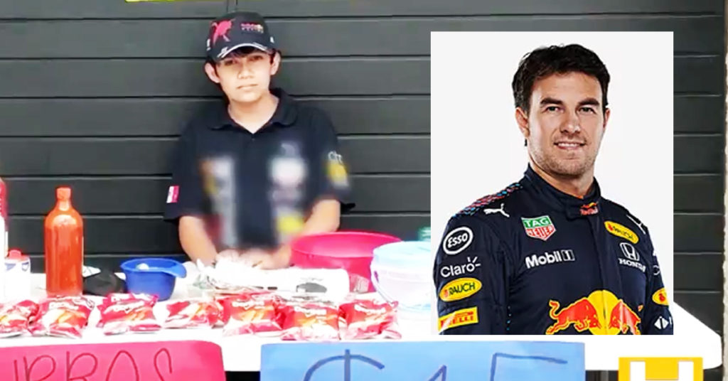 Un niño en Michoacán se hizo viral luego de que pusiera un puesto de botanas para ahorrar dinero y poder ver a 'Checo' Pérez en el Gran Premio de México.
