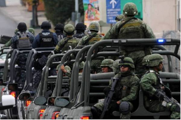 Patrullajes del ejército en Chiapas