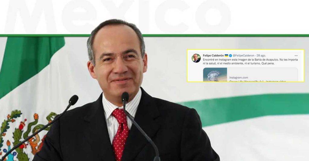 Felipe Calderón compartió imágenes de contaminación ajenas a México para engañar a sus seguidores y atacar al Gobierno de Andrés Manuel López Obrador.