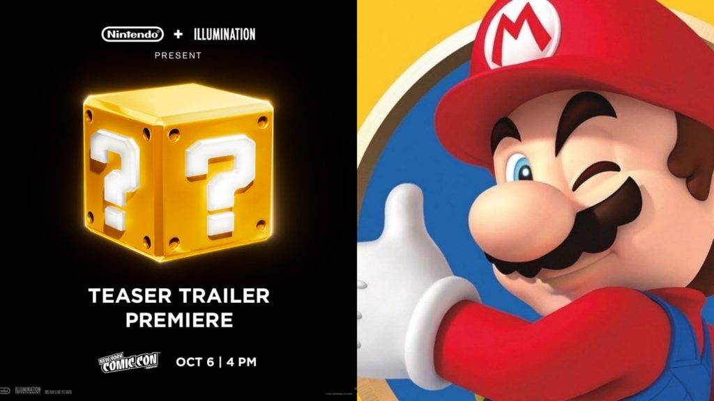 A través de redes sociales, la New York Comic Con anunció que tendrán dentro de sus exposiciones el primer avance de la película de Super Mario Bros.