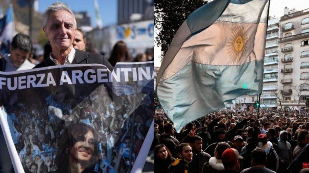 Marchan por la plaza en Argentina tras intento fallido de magnicidio de Cristina Fernández