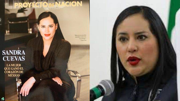 ¿Cuánto costo esto?; cuestionan portada de revista donde aparece Sandra Cuevas