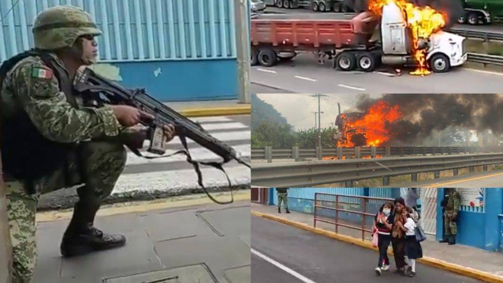 VIDEO Alerta roja en Orizaba; tras balacera de dos horas, se entregan tres criminales 