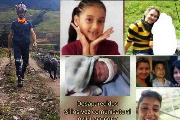 Familias desaparecidas en los Andes