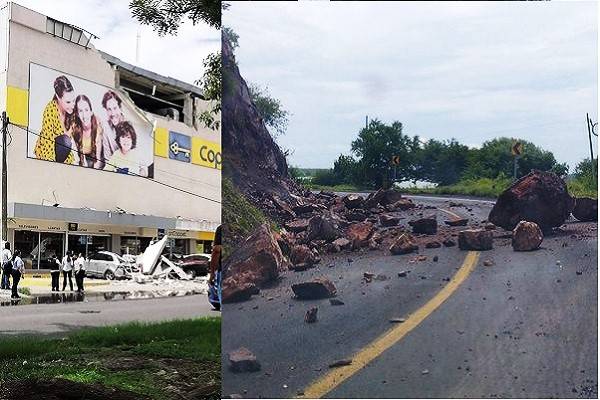 De 5.1 grados réplica de sismo en Colima, un muerto, atrapados y daños