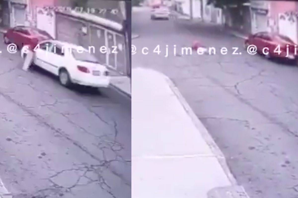 Video: Conductora en Edomex arrolla a mujer por huir de choque ...