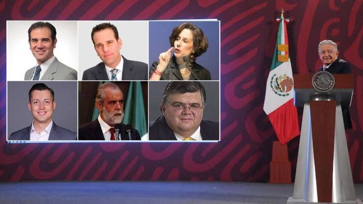 AMLO indicó a 42 personajes que podrían abanderar a la derecha en las elecciones presidenciales como Chumel Torres, Zavala, Téllez.