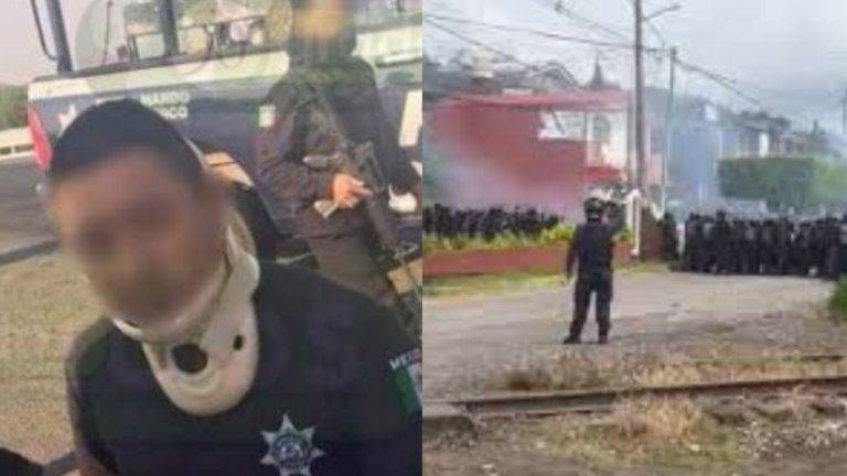 Enfrentamiento en Michoacán deja 7 policías heridos