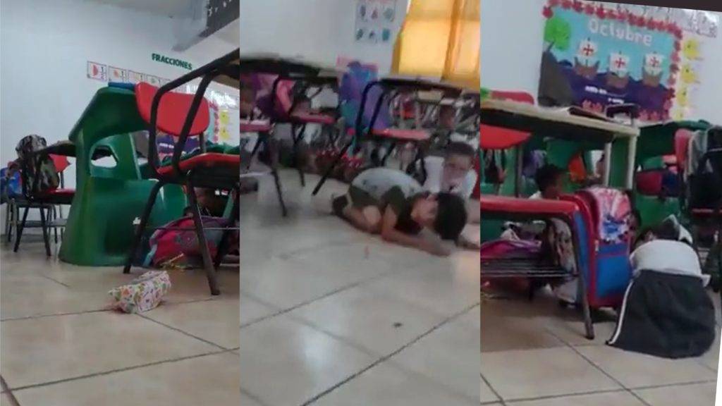  Video: “Todos abajo, no pasa nada”; maestra tranquiliza a niños durante balacera en Sonora 
