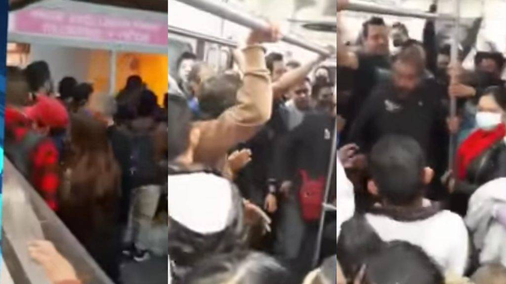 VIDEO: Hombre acosa a mujer en el Metro y ataca con navaja a pasajeros que la defendieron 