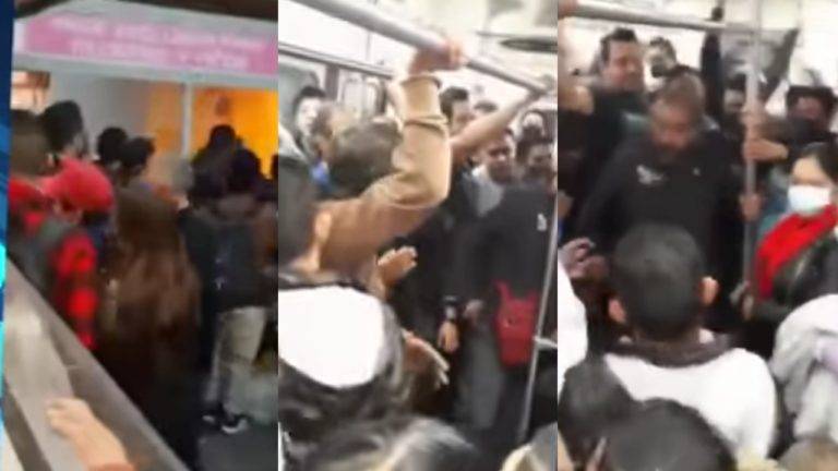 Video: acosa y después agrede con una navaja a pasajeros del Metro de la CDMX