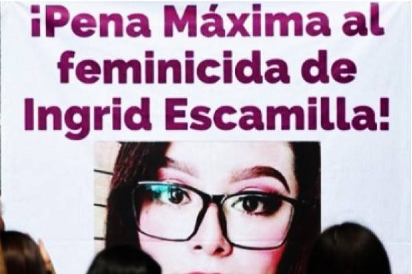 Dan 70 años de prisión a feminicida de Ingrid Escamilla