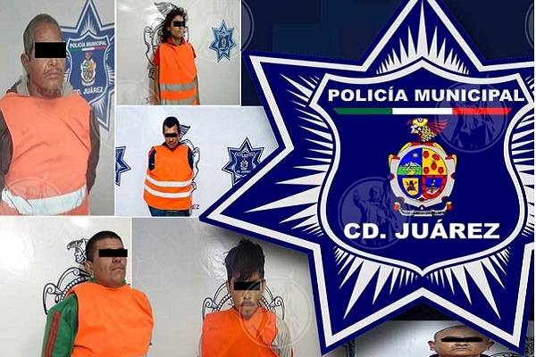 Policía de Ciudad Juárez detiene a 89 prófugos, mayoría narcomenudistas
