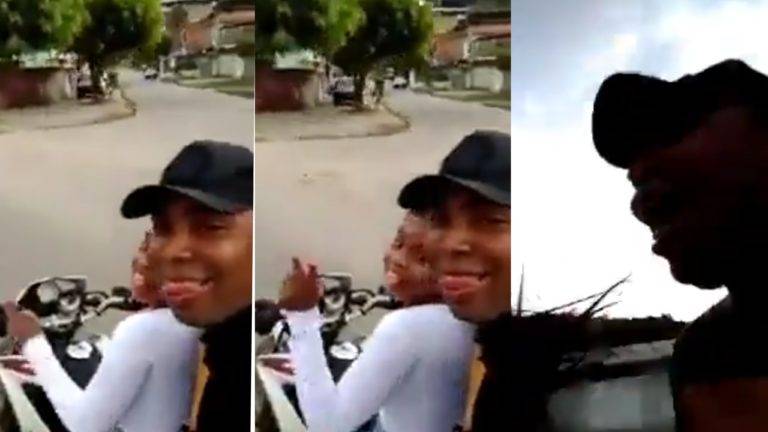 Video: Por unos likes, jóvenes chocan al grabar video mientras viajaban en moto