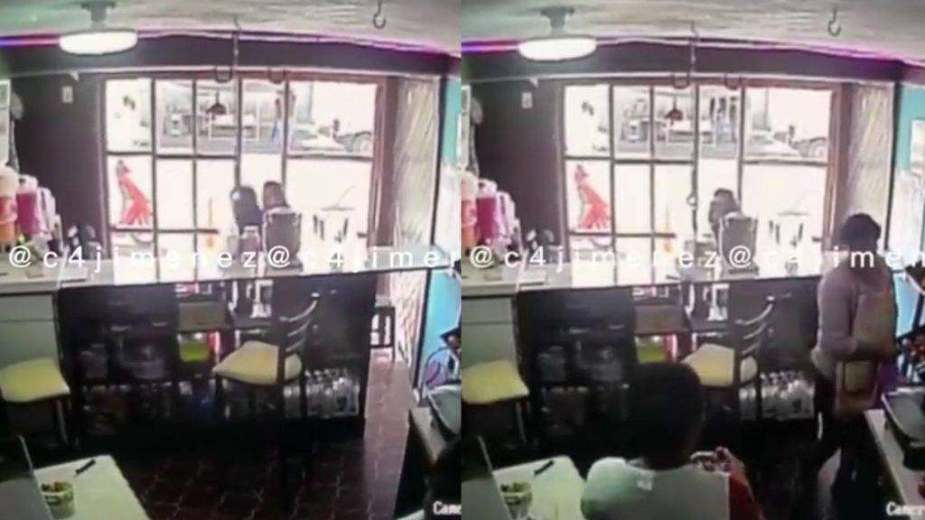 Video: Así roba una pareja de novios en cafetería del Edomex