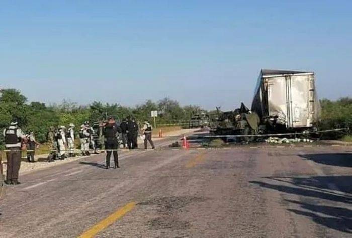 Accidente en carretera de Tamaulipas deja 7 militares muertos y 5 heridos