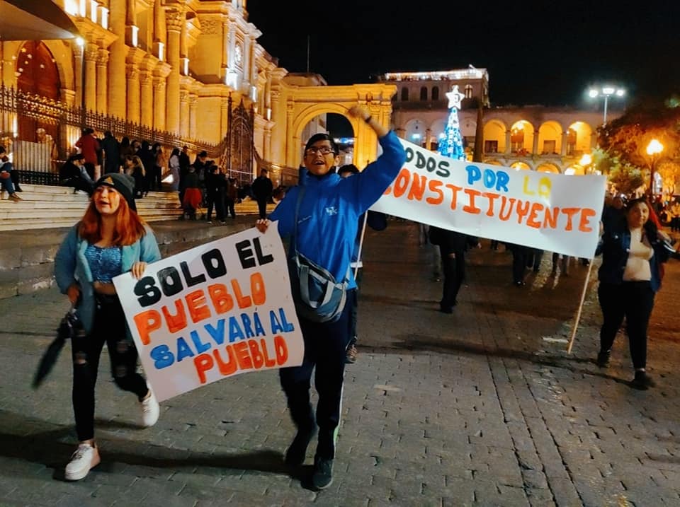 Manifestaciones en Perú a favor de Pedro Castillo, termina con detenciones 
