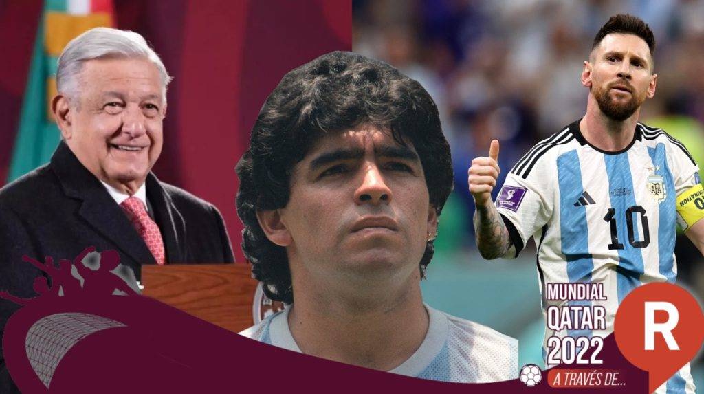 El presidente AMLO habló de la final del mundial de Qatar 2022 y señaló que va por Argentina y Messi para levantar la copa para alegría de su pueblo
