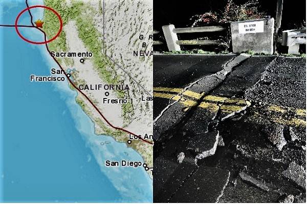55 mil sin electricidad tras sismo de 6.4 en costa de California