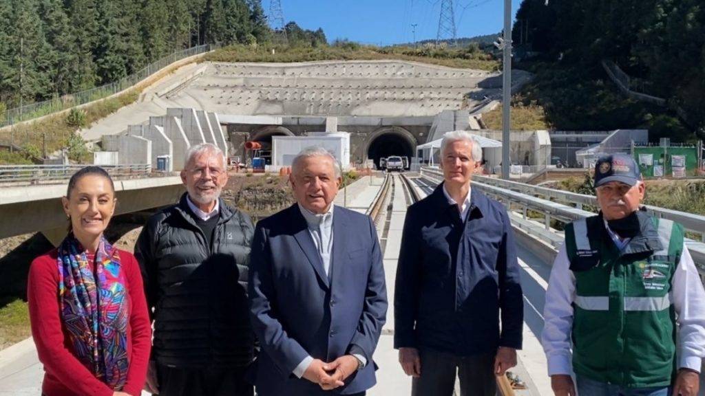 “Vamos bien en la construcción del Tren Toluca-CDMX”; AMLO anuncia inauguración para el 2023