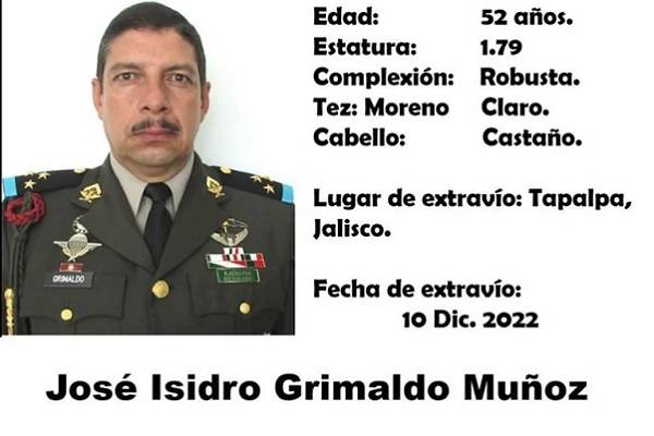 2 mil elementos buscan al coronel Isidro Grimaldo, lo secuestró el CJNG