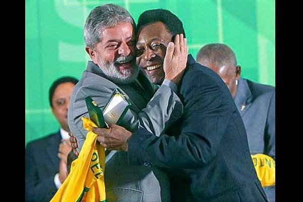 Nunca hubo un número 10 como Pelé, dice Lula en sentido homenaje