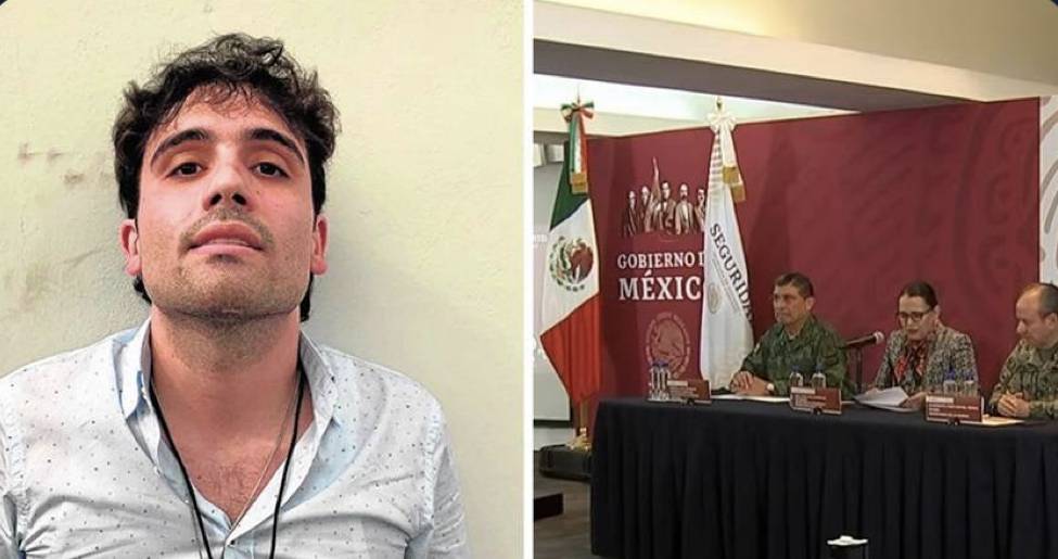 El Secretario de la Defensa, Luis Cresencio Sandoval confirmó la detención de Ovidio Guzmán en la madrugada de este jueves.