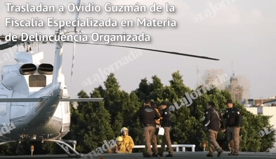 Video: Así fue trasladado Ovidio Guzmán al penal del Altiplano
