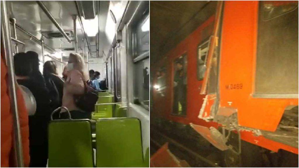 Choque de trenes Metro La Raza
