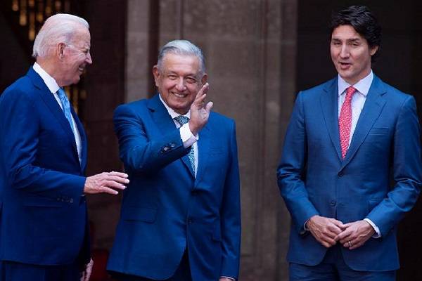 AMLO, Biden y Trudeau, abren X Cumbre de Líderes de América del Norte