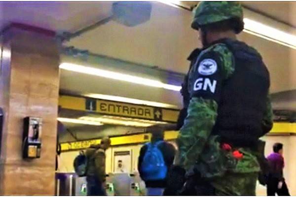 Guardia Nacional vigilará el Metro por episodios fuera de lo normal