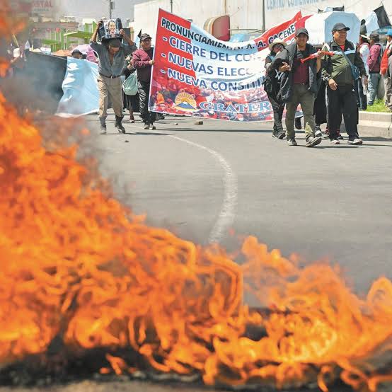 Lima se convierte en epicentro de las protestas contra Dina Boluarte en Perú