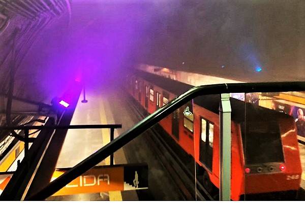 Por humo en el metro desalojan a usuarios en Barranca del Muerto