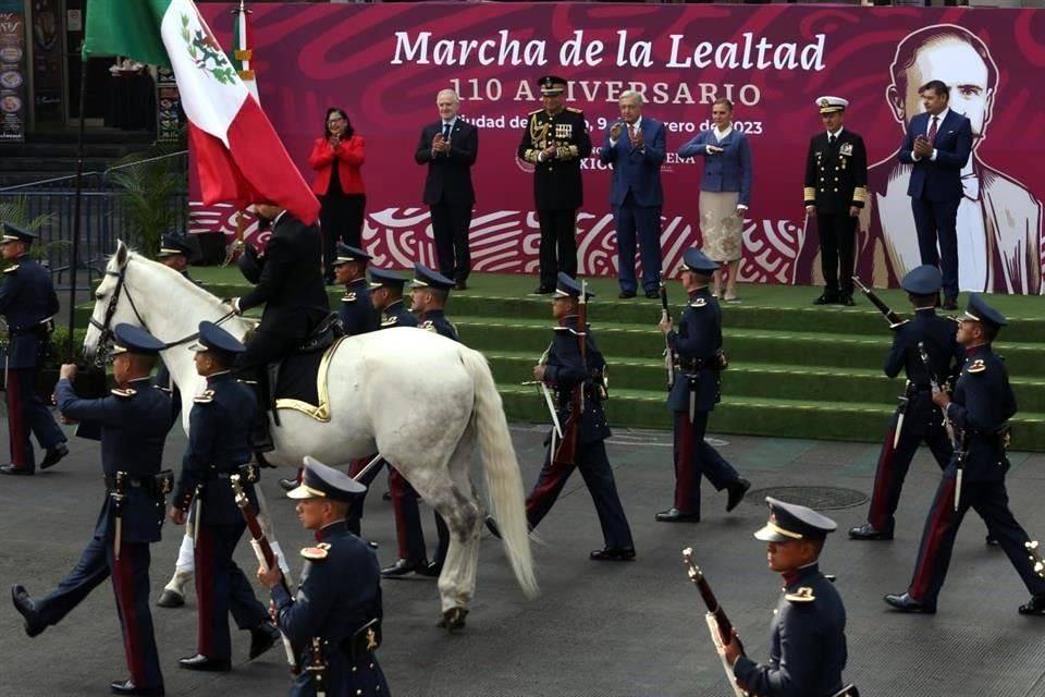 Ejército refrenda lealtad al Gobierno de México en la 110 Marcha de la Lealtad
