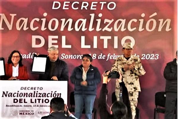 El litio es del pueblo de México, AMLO decreta su nacionalización 