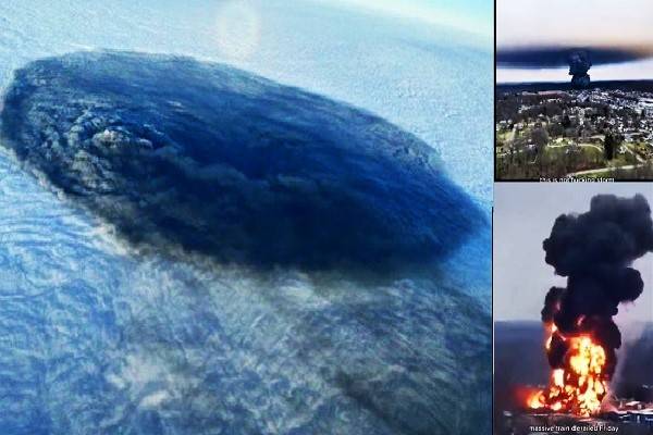 Revelan gigantesca nube tóxica en Ohio, mide 320 kilómetros