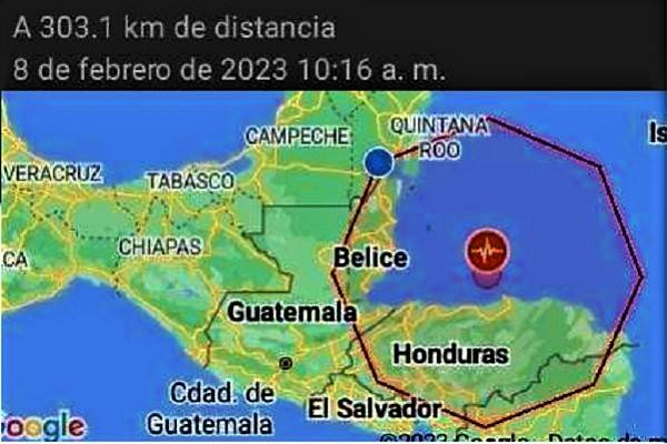 De nuevo microsismo en Á. Obregón, temblor de 5.5 en Chetumal y Cuba
