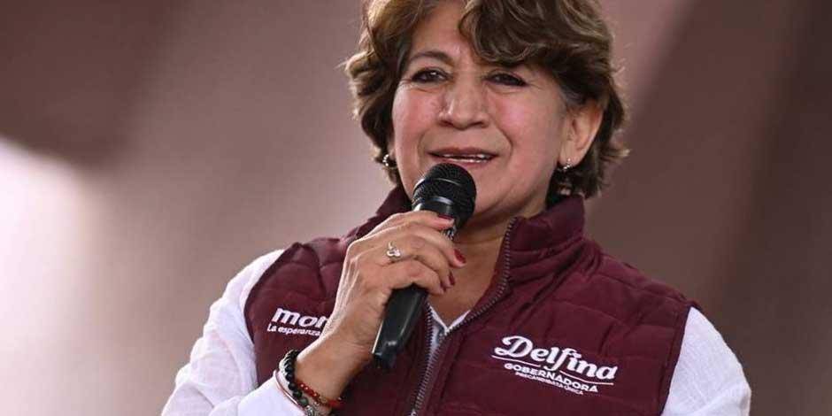 IEEM aprueba plataforma electoral de Delfina Gómez en el Estado de México