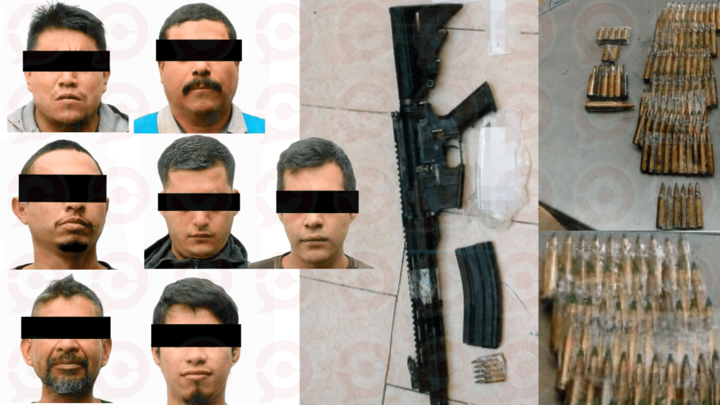 Vinculan a siete en Jalisco por portar armas de grueso calibre, incluido un menor de edad