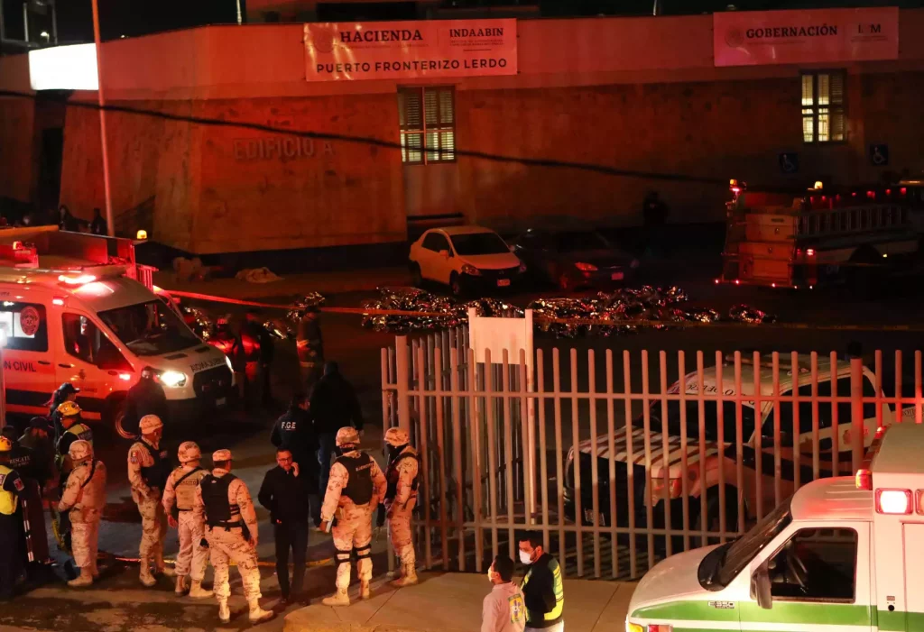 Cae el primer funcionario del INM por incendio en Ciudad Juárez