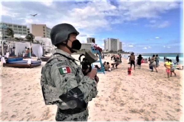 Refuerzan seguridad en playas más de 4 mil 700 guardias nacionales