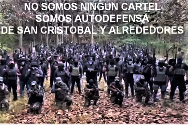 Surgen autodefensas contra cárteles en San Cristóbal de Las Casas